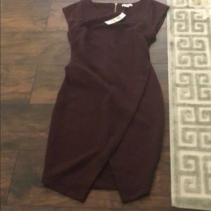 Burgundy dress